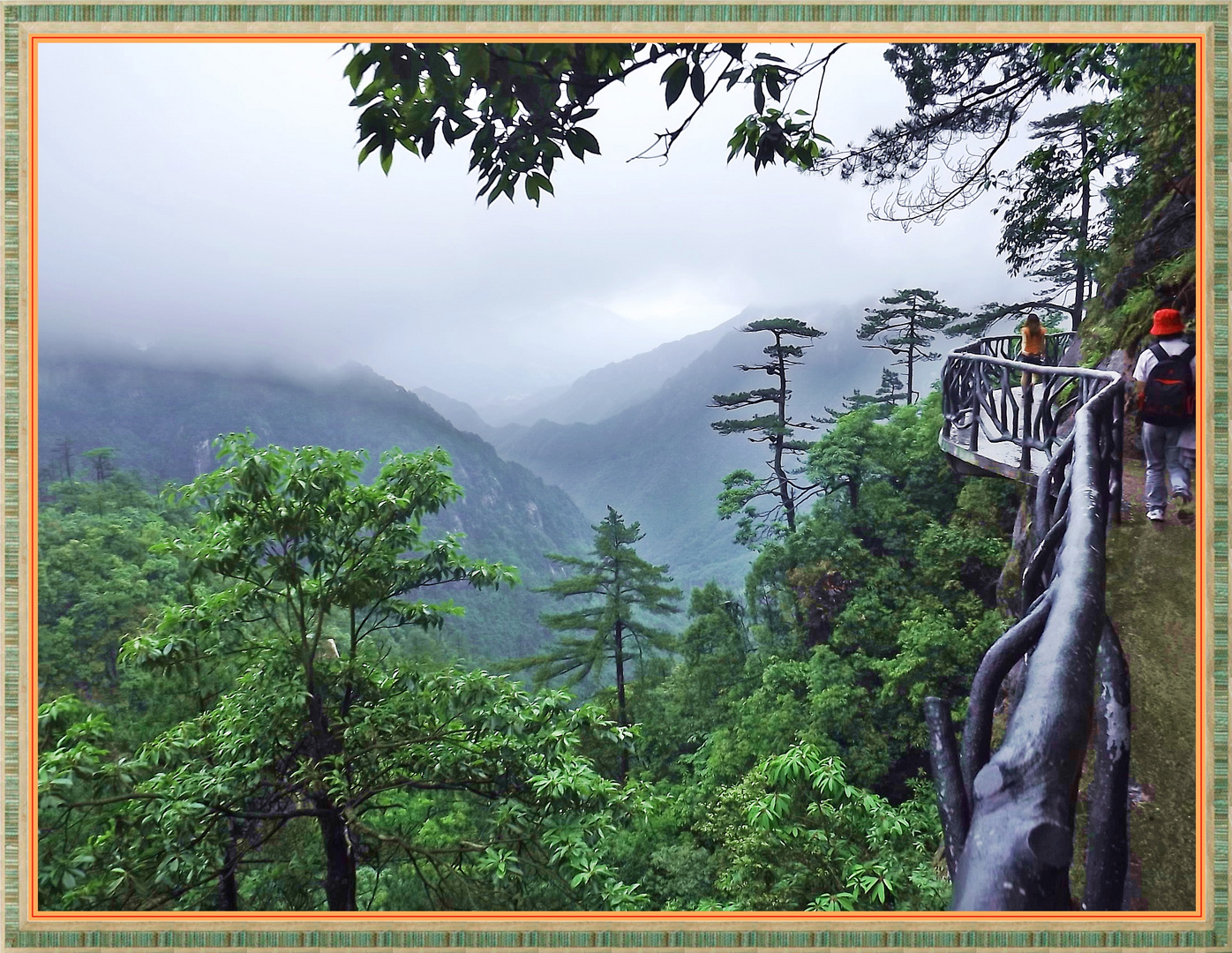 die Da Ming Shan in der Zhe Jiang Provinz von China ; Foto & Bild