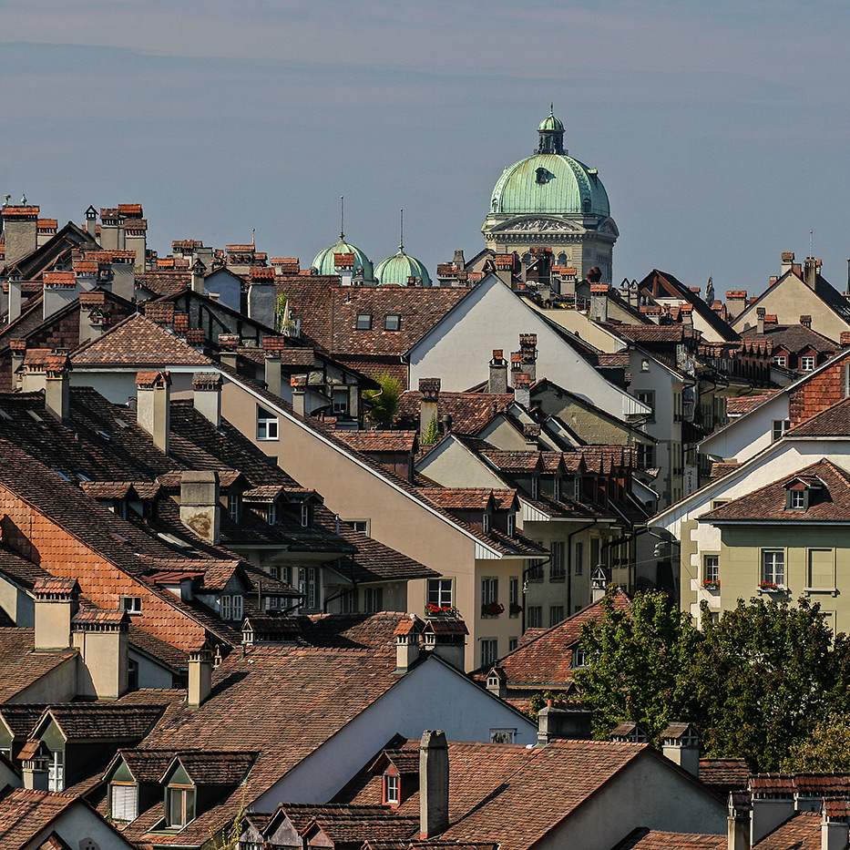 Die Dachlandschaft von BERN