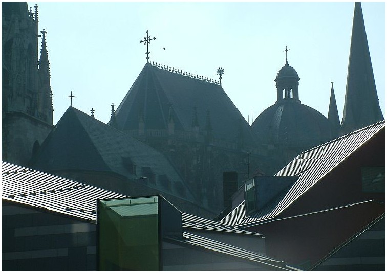 die Dächer von Aachen