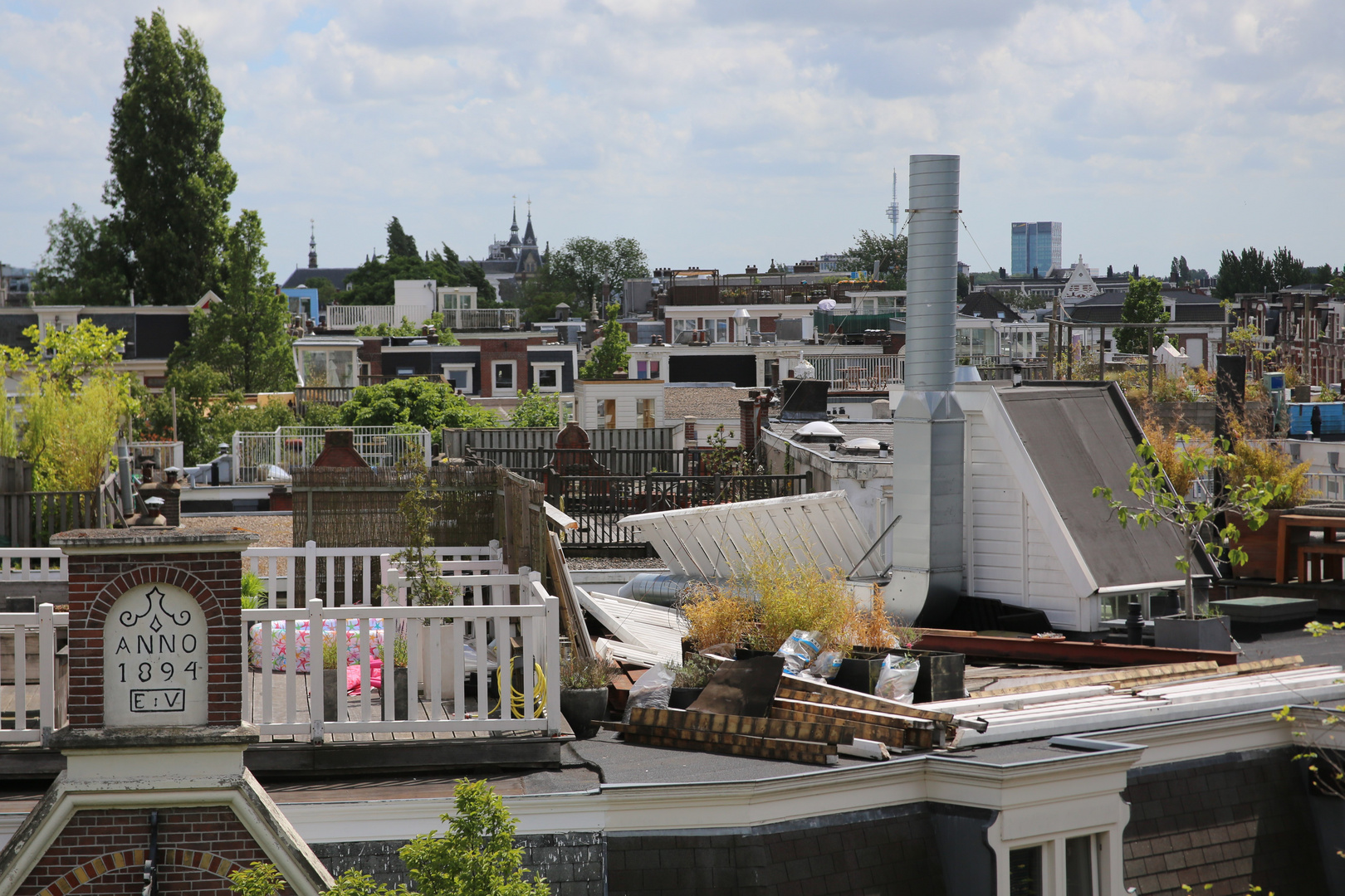 Die Dächer von Amsterdam