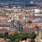 Die Dächer von Bamberg, Sicht von der Altenburg