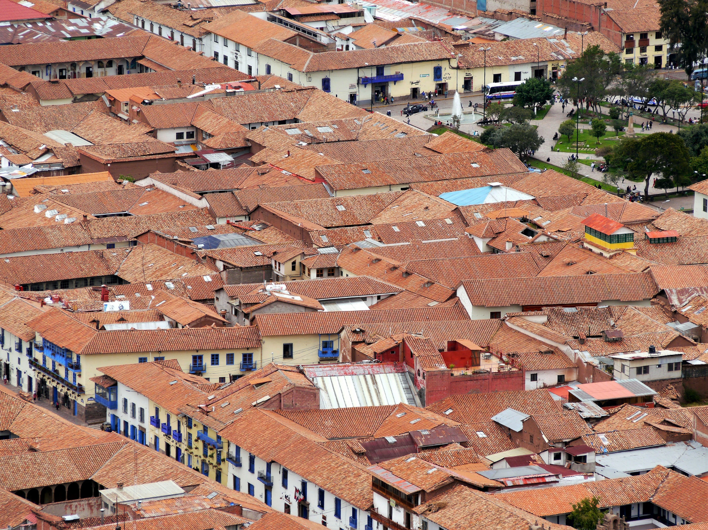 die Dächer von Cusco