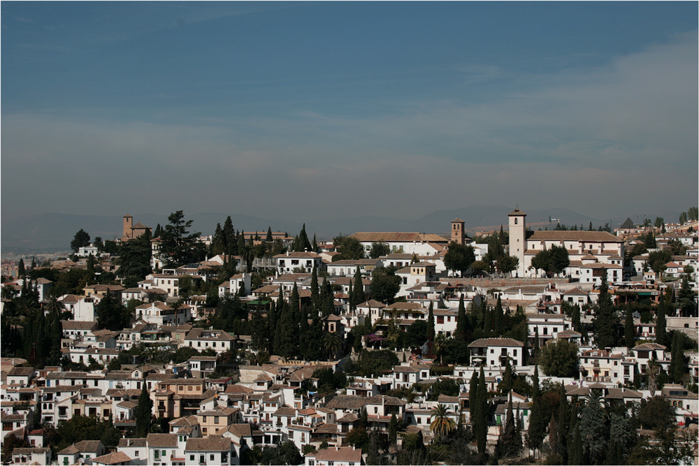 Die Dächer von Granada