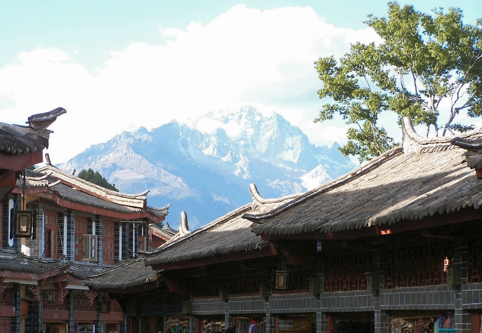 Die Dächer von Lijiang