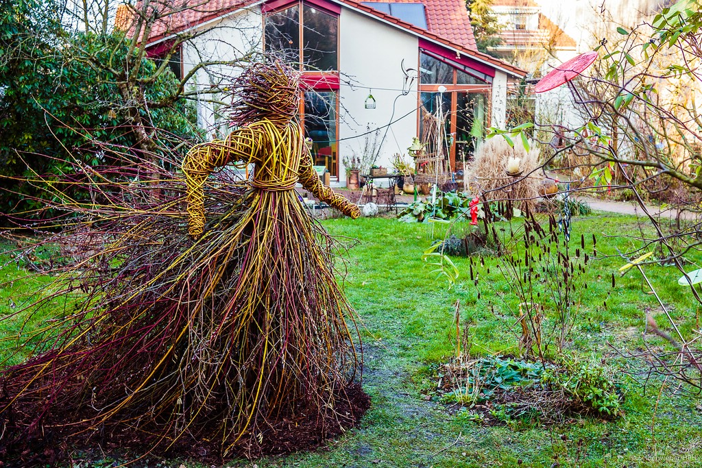 Die Dame des Hauses schien sehr aufgeregt...