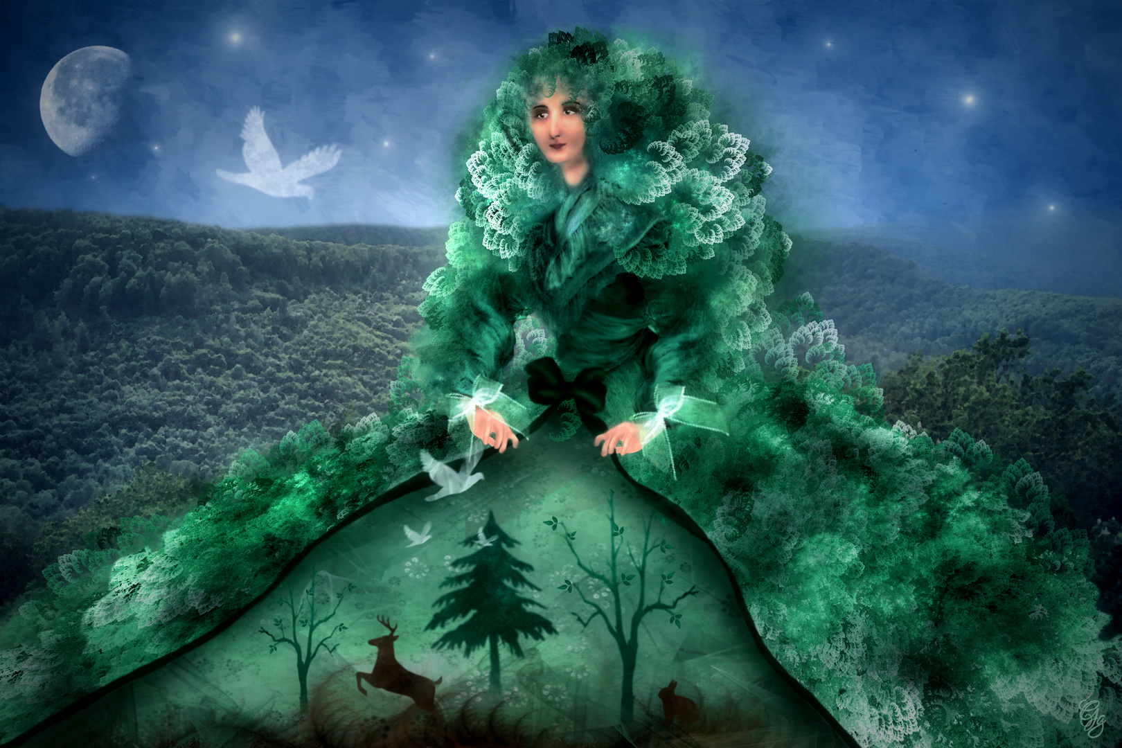 die Dame des Waldes