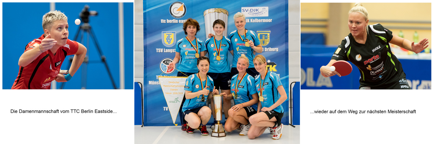 Die Damen vom TTC Berlin Eastside 2019...