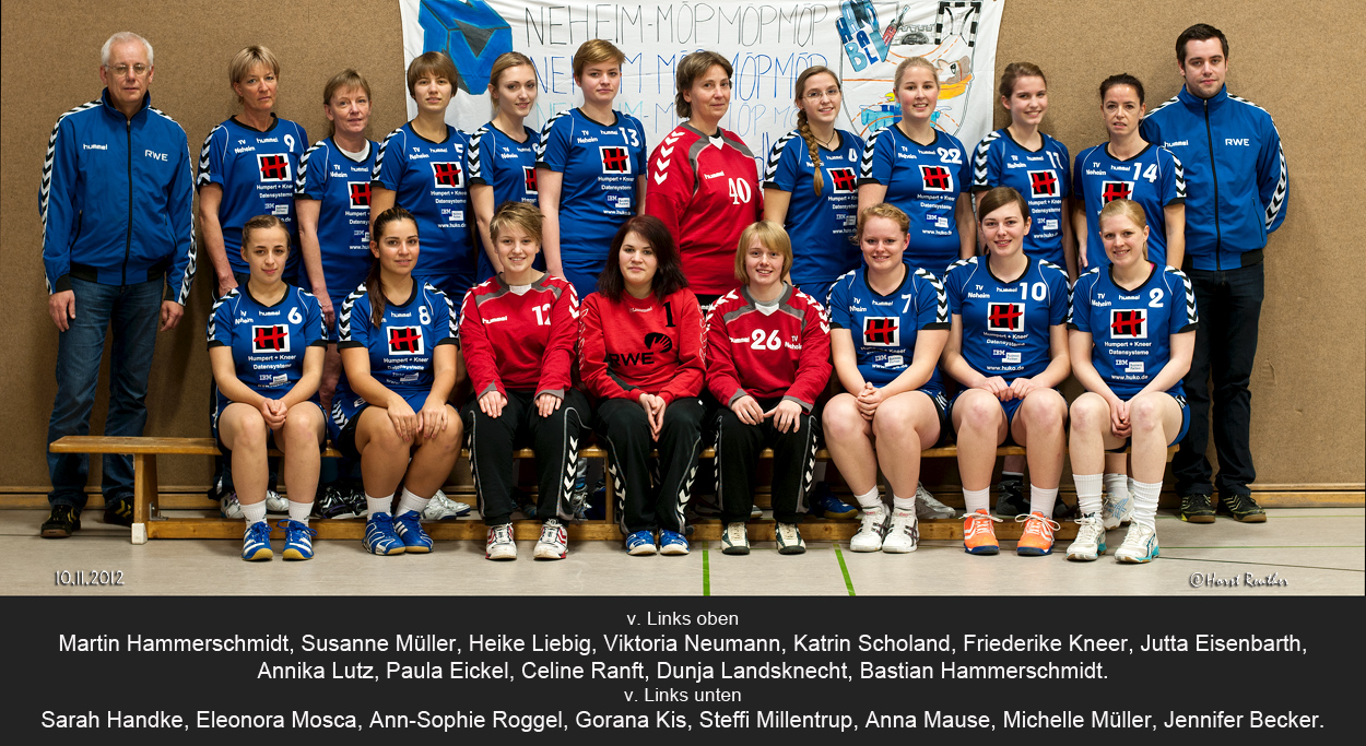 Die Damenmannschaft des TV Neheim 1884, Abteilung: Handball