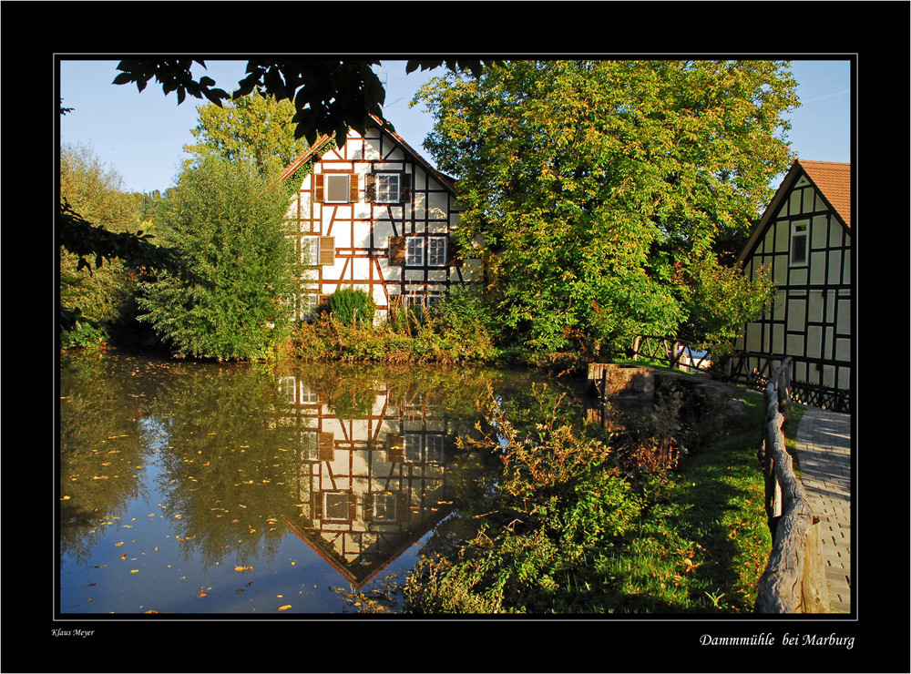 Die Dammühle bei Marburg...