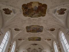 Die Decke der Friedhofskirche Bad Saulgau