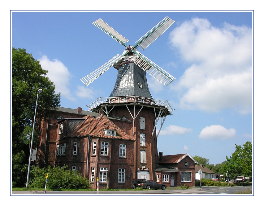 Die Deichmühle in Norden ...