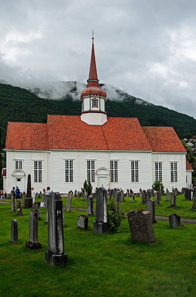 Die denkmalgeschützte Kirche von ...