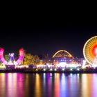 Die Deutzer Kirmes bei Nacht