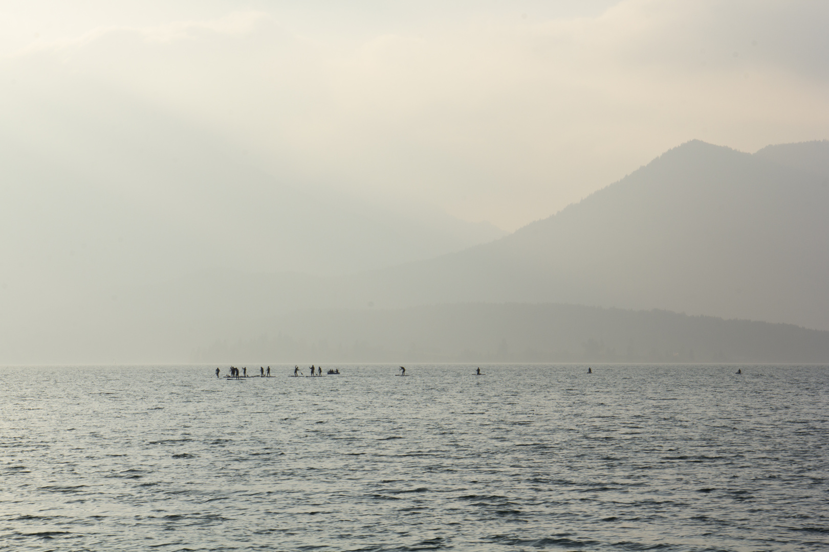 Die die auf dem Wasser gehen