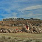 Die Dieteröder Klippen von der Gaststätte "Schöne Aussicht" aus