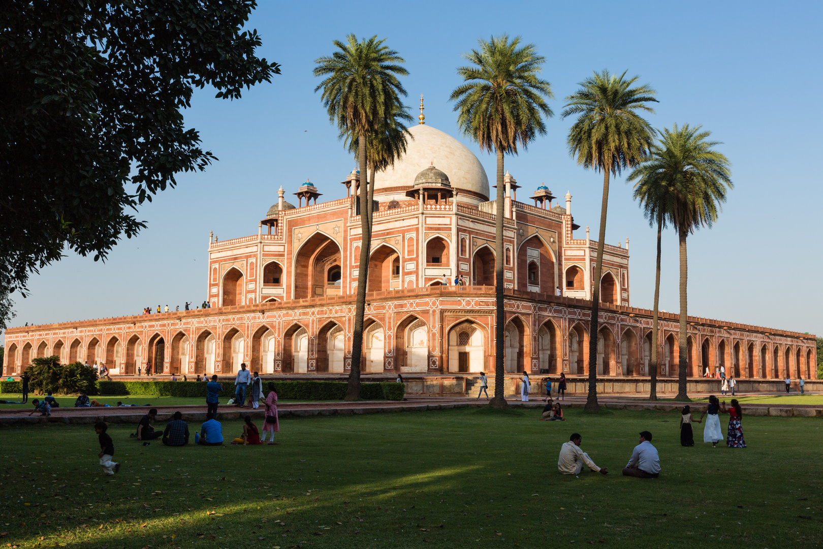 Die Dimensionen des Humayun-Mausoleums