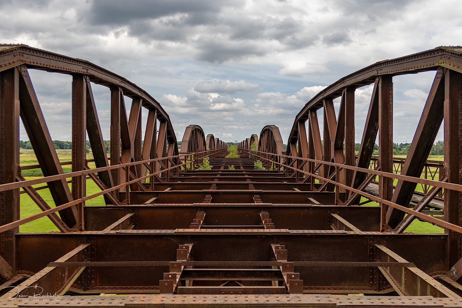 Die Dömitzer Eisenbahnbrücke