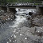 Die Dog Falls in Schottland westlich von Loch Ness