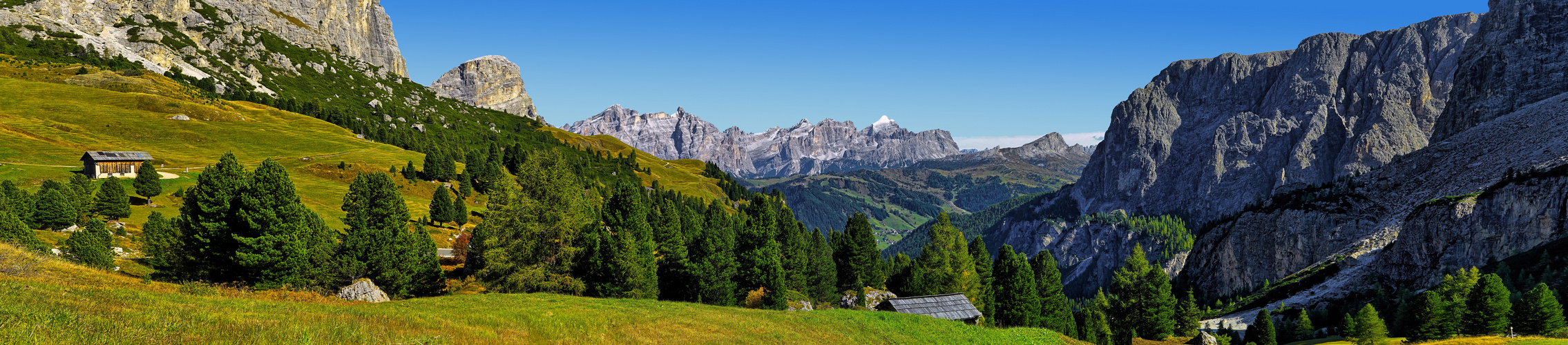 Die Dolomiten am GrödnerJoch