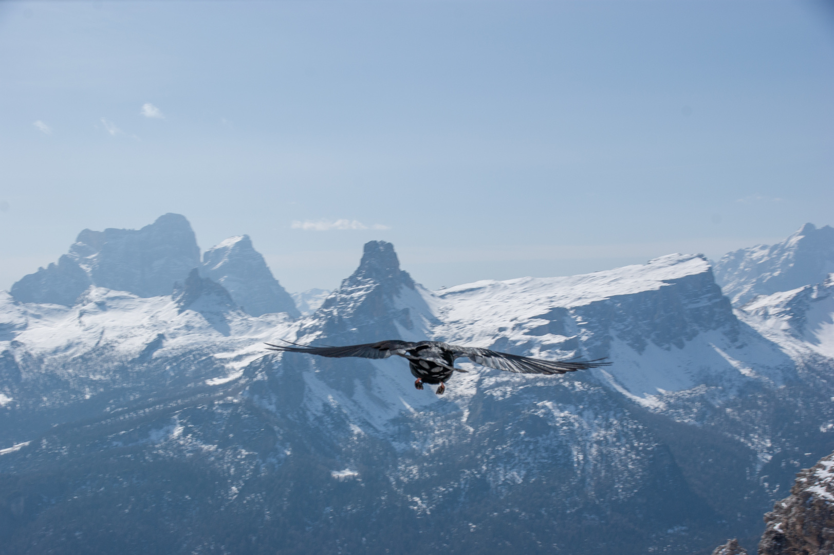 Die Dolomiten aus der Vogelperspektive