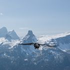 Die Dolomiten aus der Vogelperspektive