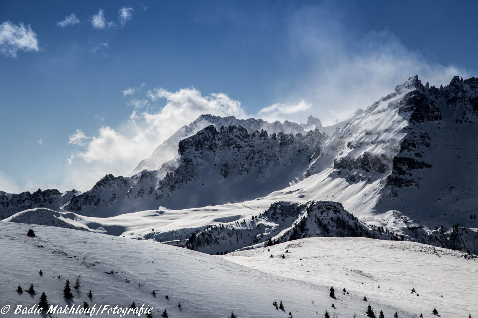 Die Dolomiten im Februar