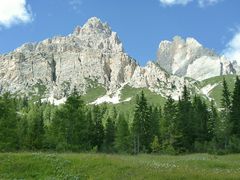 Die Dolomiten in der nähe von Sexten