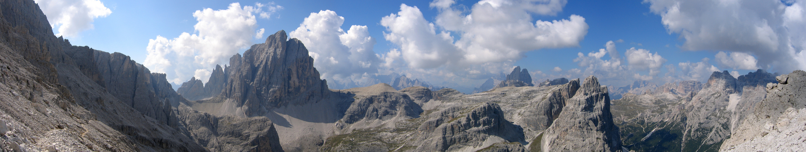 Die Dolomiten vom Alpinisteig aus gesehen