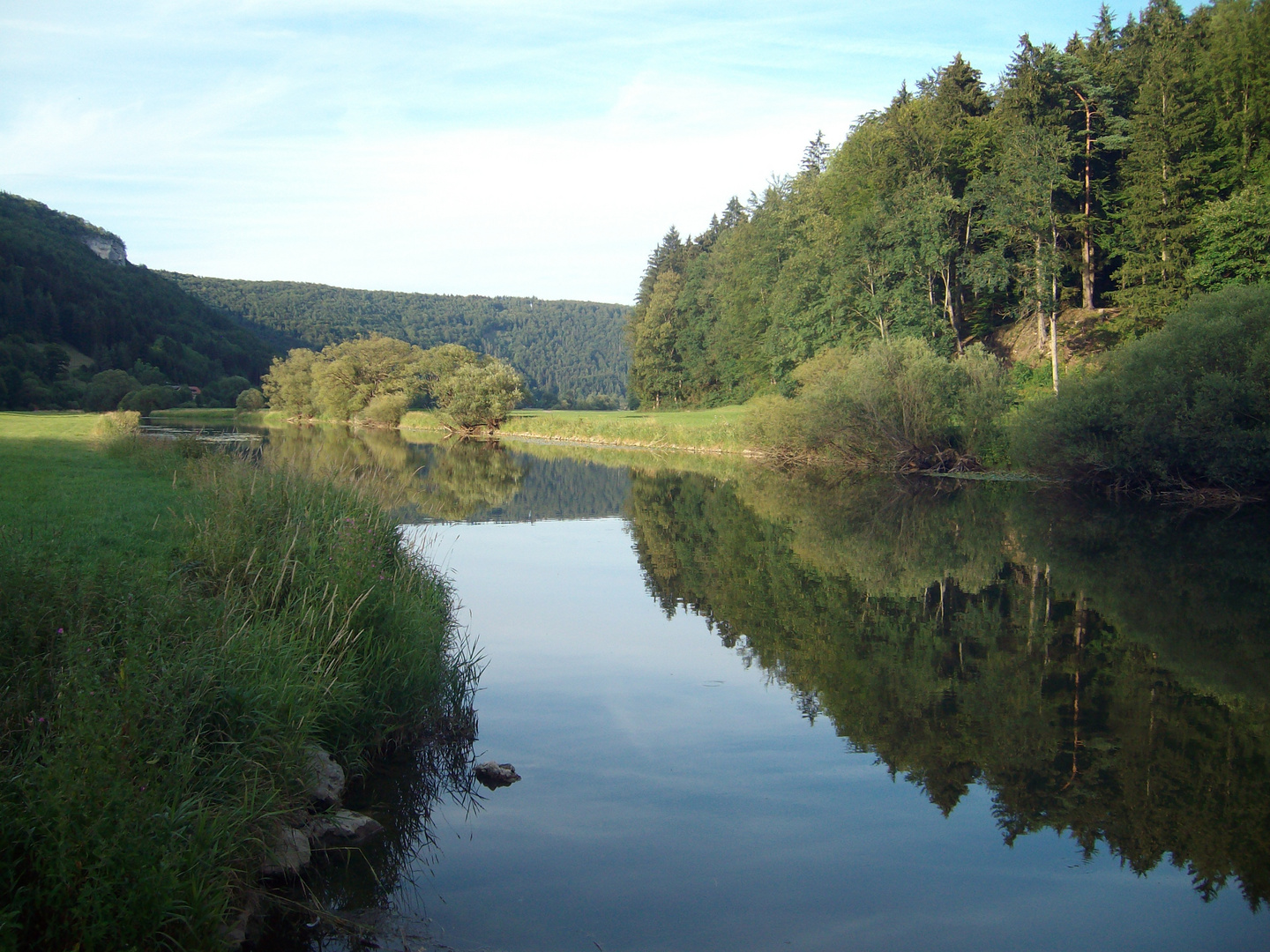 Die Donau bei Beuron im Donautal