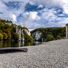 Die Donau beim Kloster Weltenburg