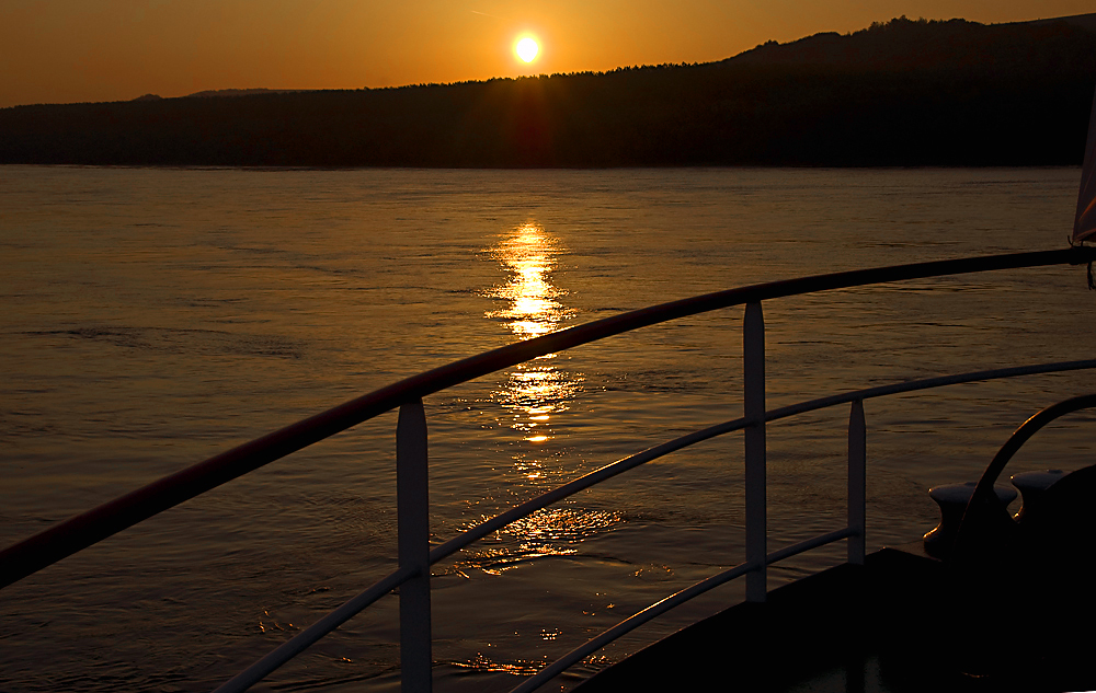 Die Donau im Morgenglanz