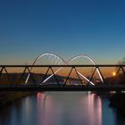 Die Doppelbogenbrücke - Rhein-Herne-Kanal