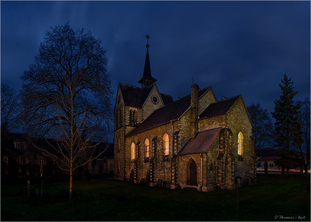 Die Dorfkirche Löbnitz