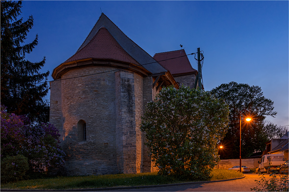 Die Dorfkirche St.Blasii in Altenburg...