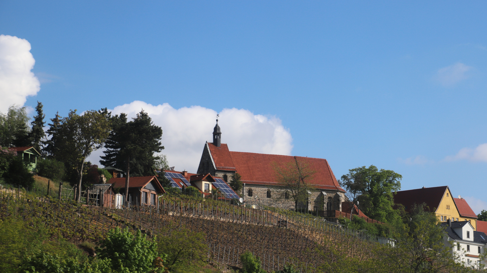 Die Dorfkirche von Burgwerben