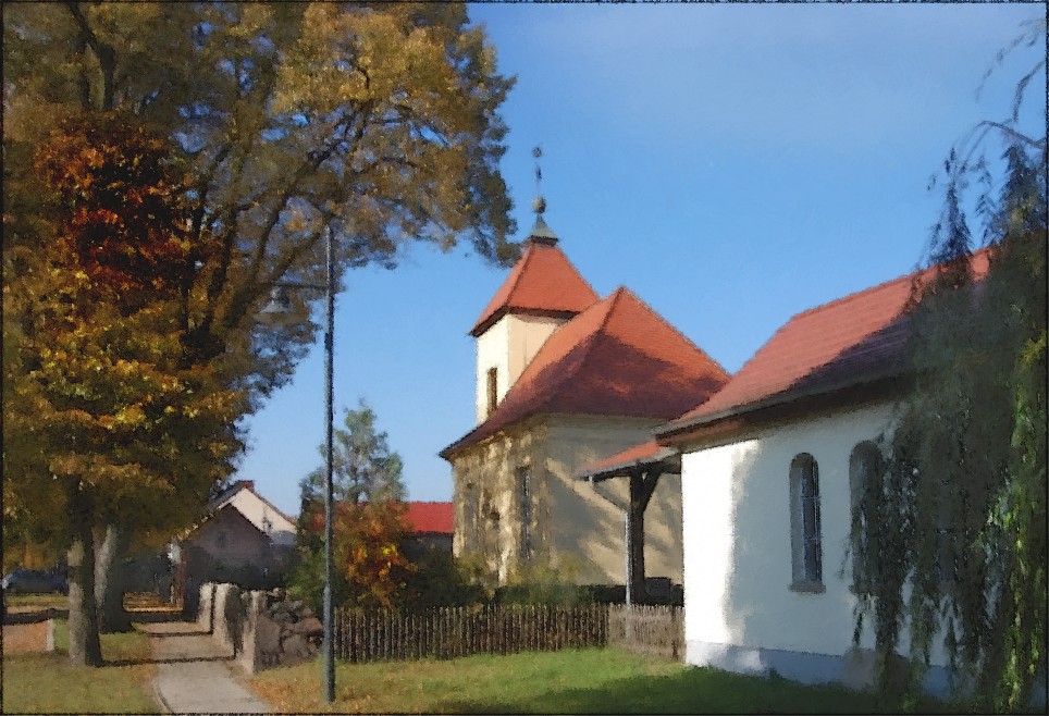 die Dorfkirche von Nudow