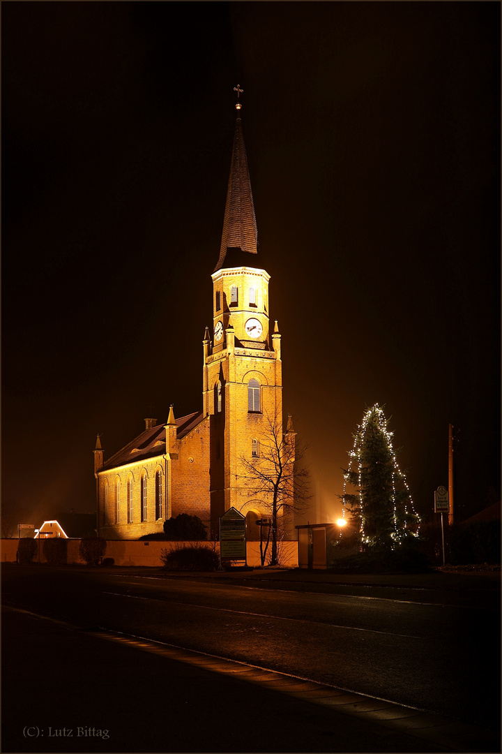 Die Dorfkirche von Pressel