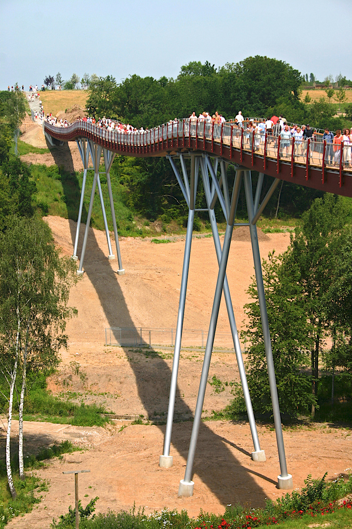 Die Drachenschwanzbrücke in Ronneburg
