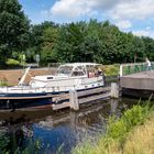 die Drehbrücke wird von Hand gekurbelt