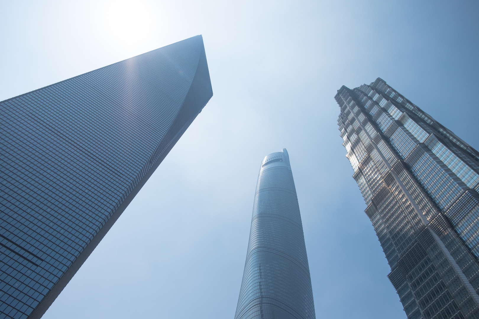 Die drei höchsten Gebäude Shanghais