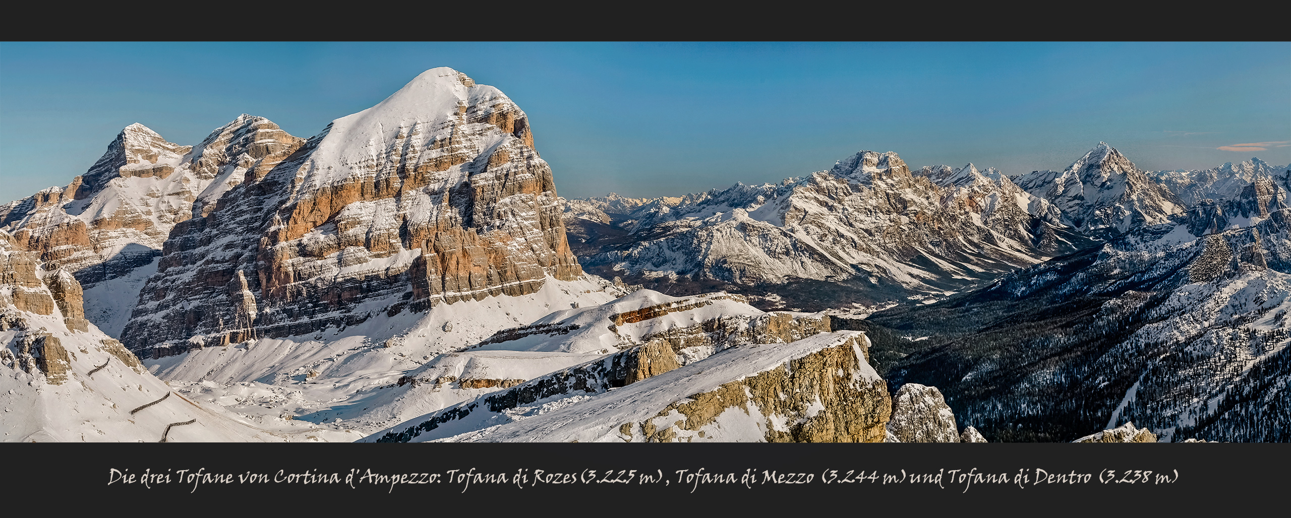 DIE DREI TOFANE von CORTINA D'AMPEZZO