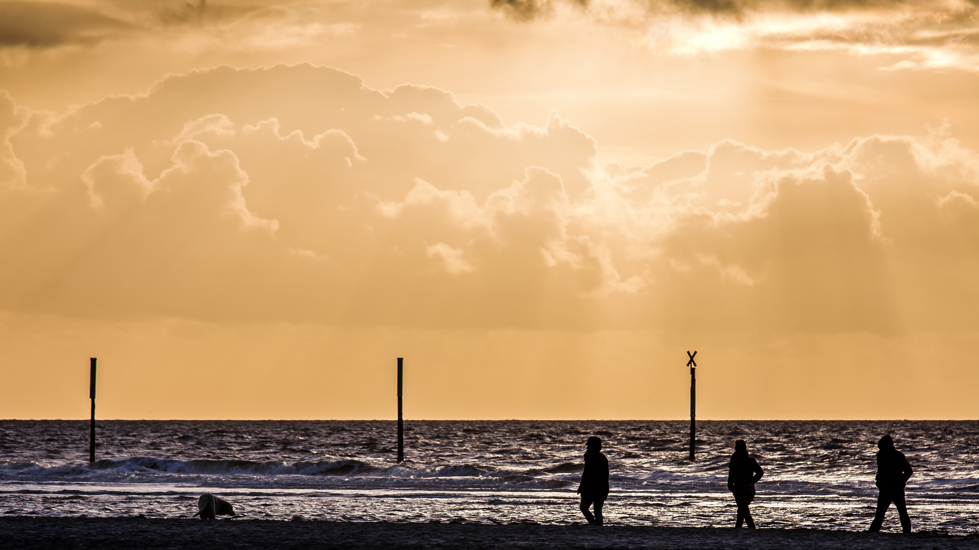 Die Drei vom Strand