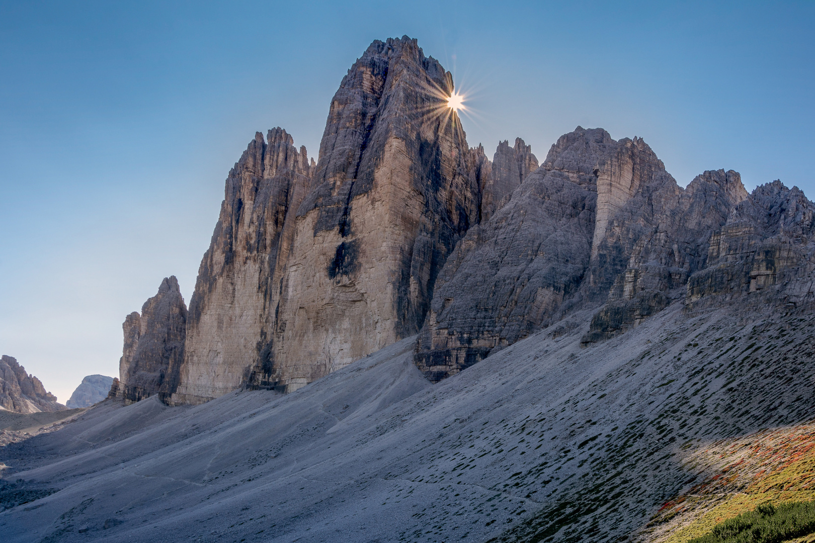 Die Drei Zinnen in den Dolomiten