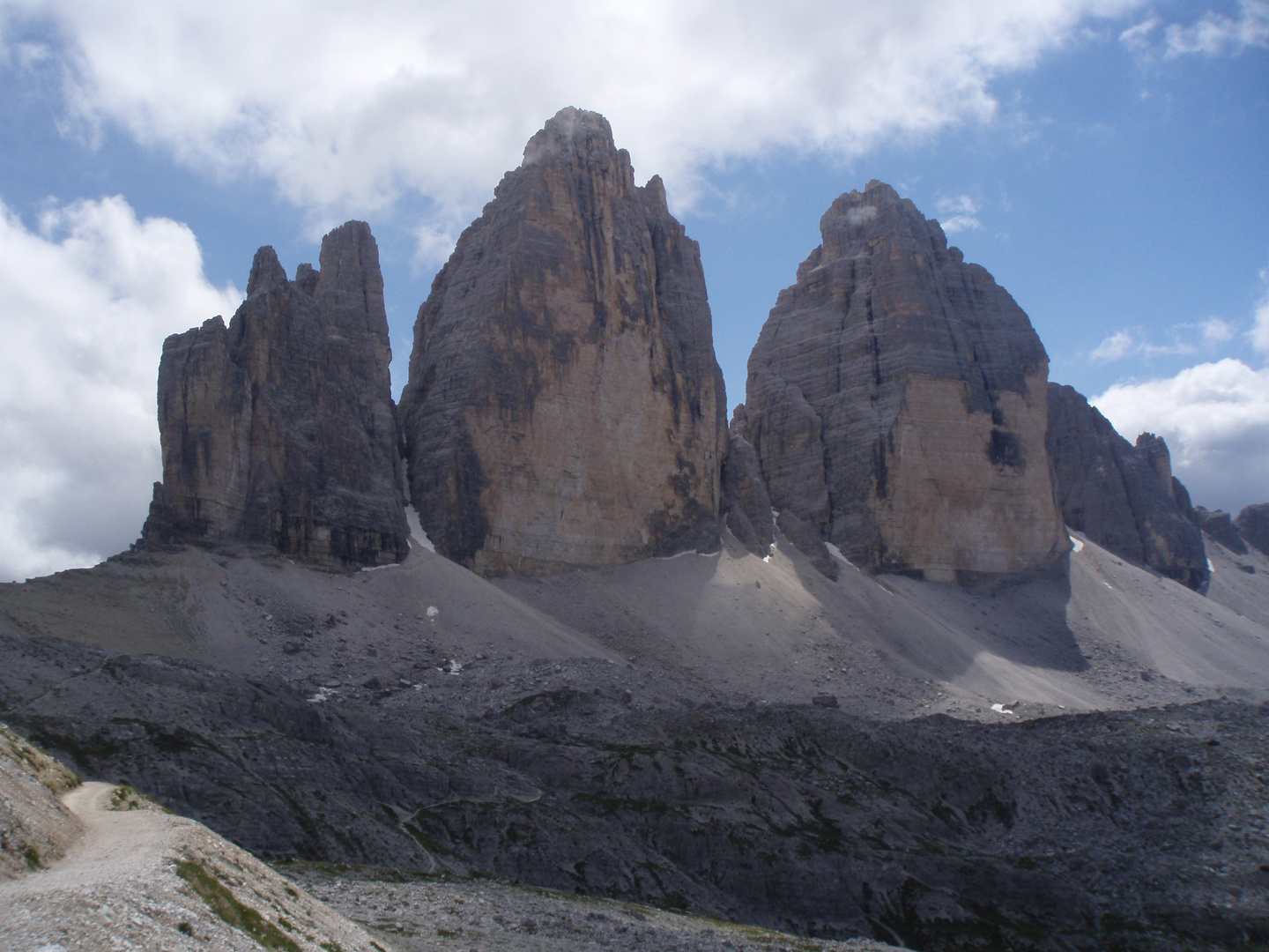 Die drei Zinnen in den Sextener Dolomiten