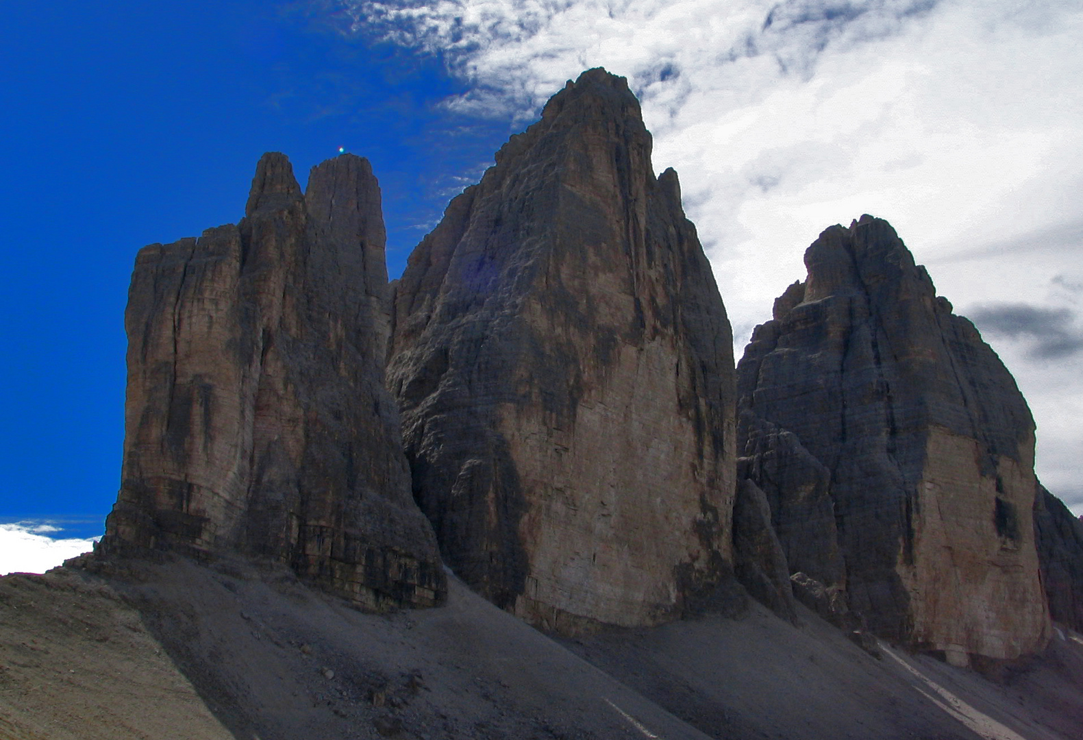 Die Drei Zinnen - in Südtirol in den Dolomiten