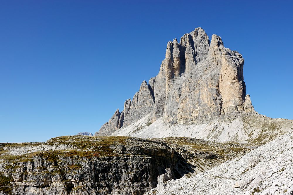 die Drei Zinnen von der italienischen Seite