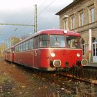 Die dreiteilige Schienenbusgarnitur der Ruhrtalbahn