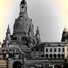 Die Dresdner Frauenkirche - wie Dazumal - Monocrom alt