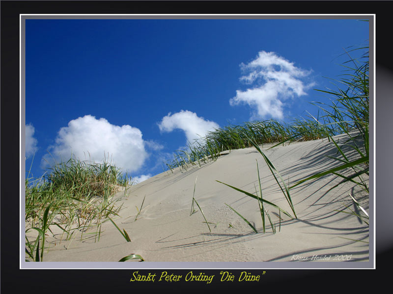 Die Dühne am Strand von St. Peter Ording