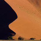 Die Dünen von Sossusvlei bei Sonnenuntergang